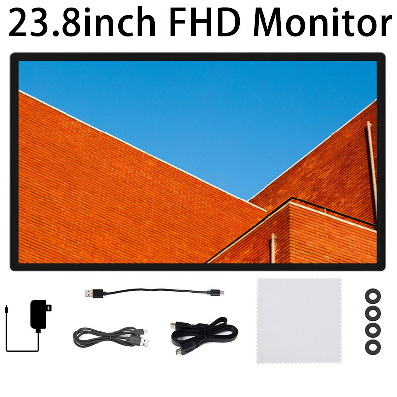 Raspberry Pi 23.8/27 inch FHD Monitor LCD TouchScreen Type-C Display 1080P Capacitive 23.8/27inch HDMI For Computer PC