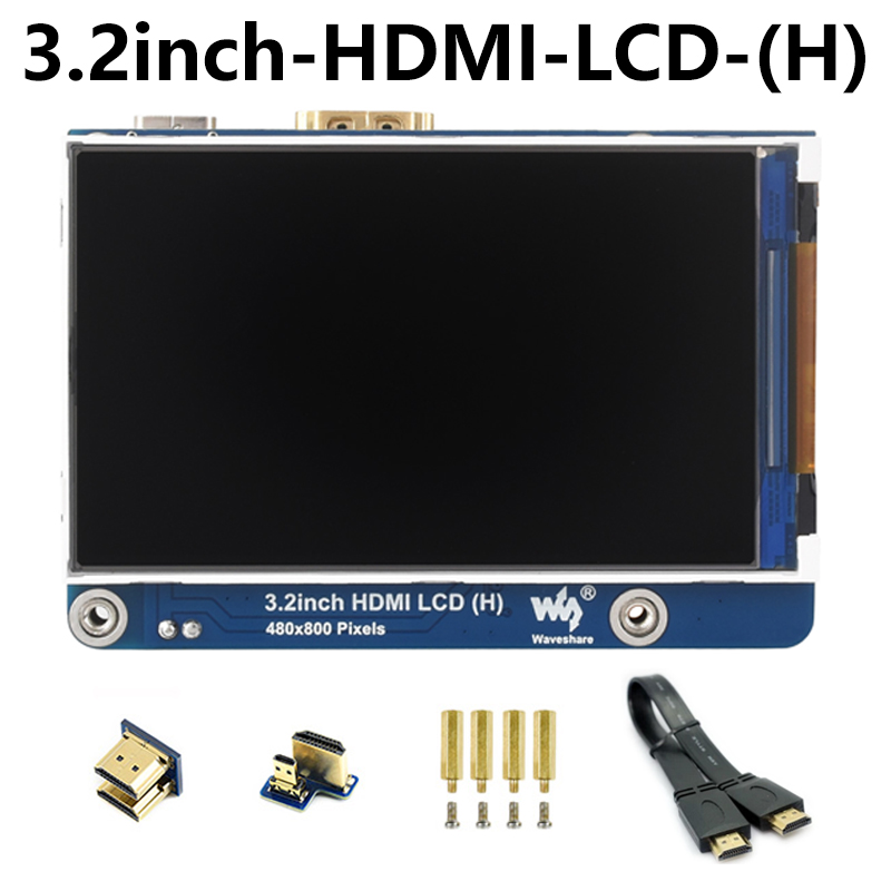 Raspberry Pi Screen 3.2 inch LCD HDMI 3.2inch 480x800 IPS display also for other mini Computer compa