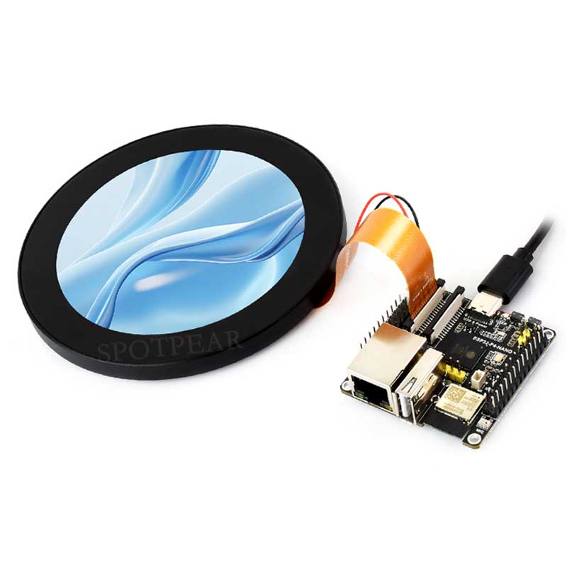 Raspberry Pi 4inch DSI MIPI LCD circle TouchScreen Display 4inch 720x720 For Luckfox Lyra RK3506/ESP32-P4/Luckfox Omni3576