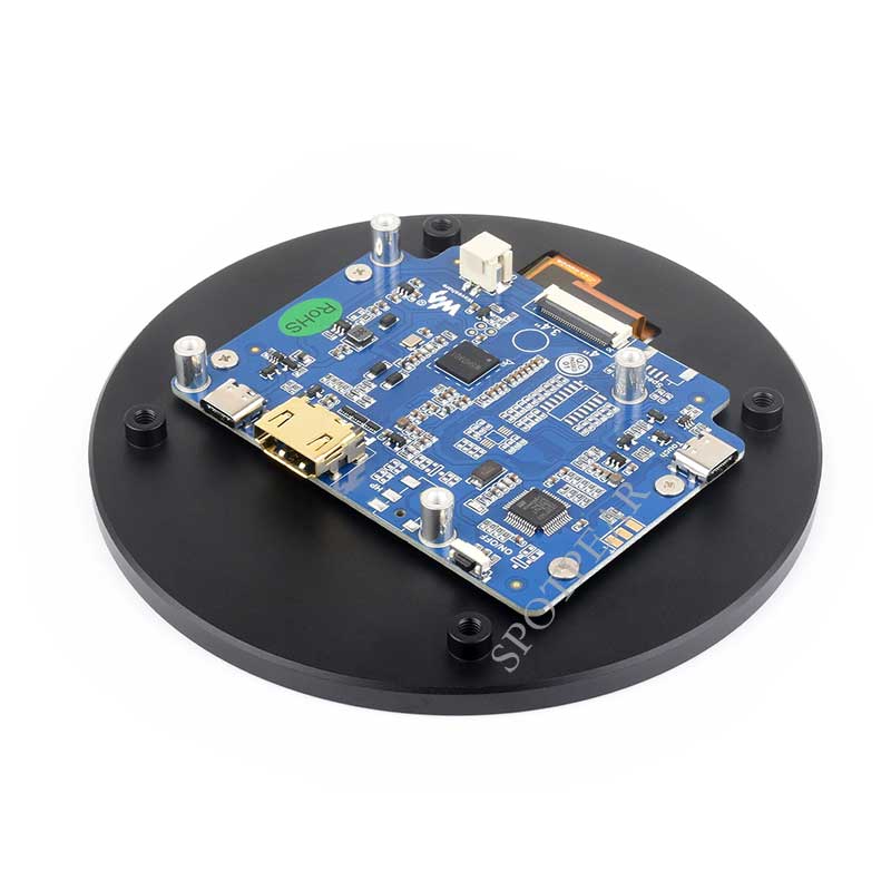 4inch Round LCD HDMI Capacitive Touchscreen Display 720x720 For Raspberry Pi/Jetson Nano/mini PC