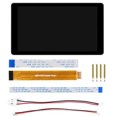 Raspberry Pi 5 inch DSI MIPI LCD TouchScreen Display 7inch 720x1280 For Luckfox Lyra RK3506/ESP32-P4/Luckfox Omni3576