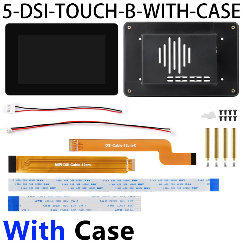 Raspberry Pi 5 inch (B) DSI MIPI LCD TouchScreen Display 5inch 720x1280 For Luckfox Lyra RK3506/ESP32-P4/Luckfox Omni3576