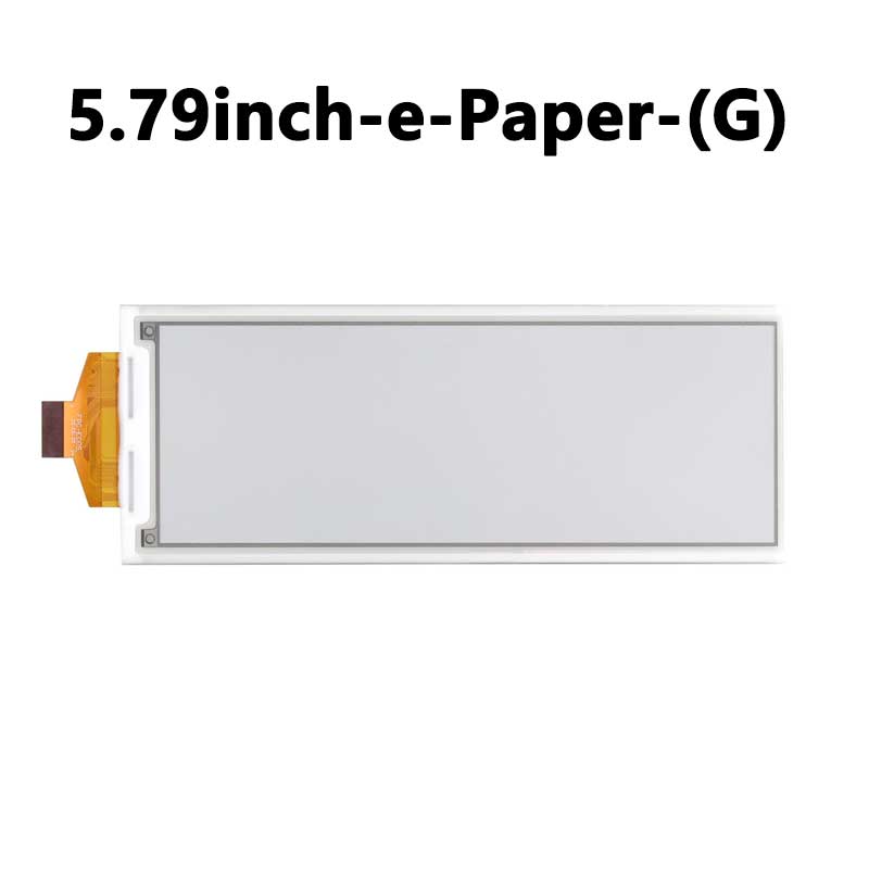 5.79inch e Paper Ink (G) Red-Yellow-Black-White display 792x272 For Arduino /Raspberry Pi /Jetson /S