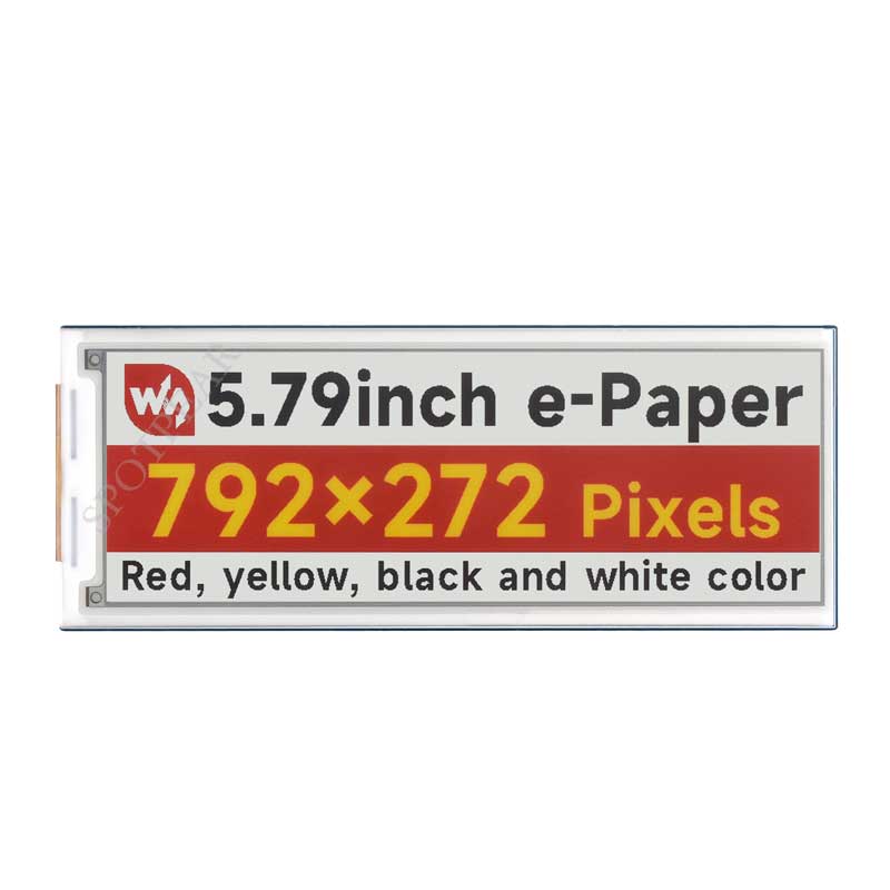 5.79inch ePaper Module (G) Red-Yellow-Black-White E-Ink For Arduino /Raspberry Pi /Jetson /STM32