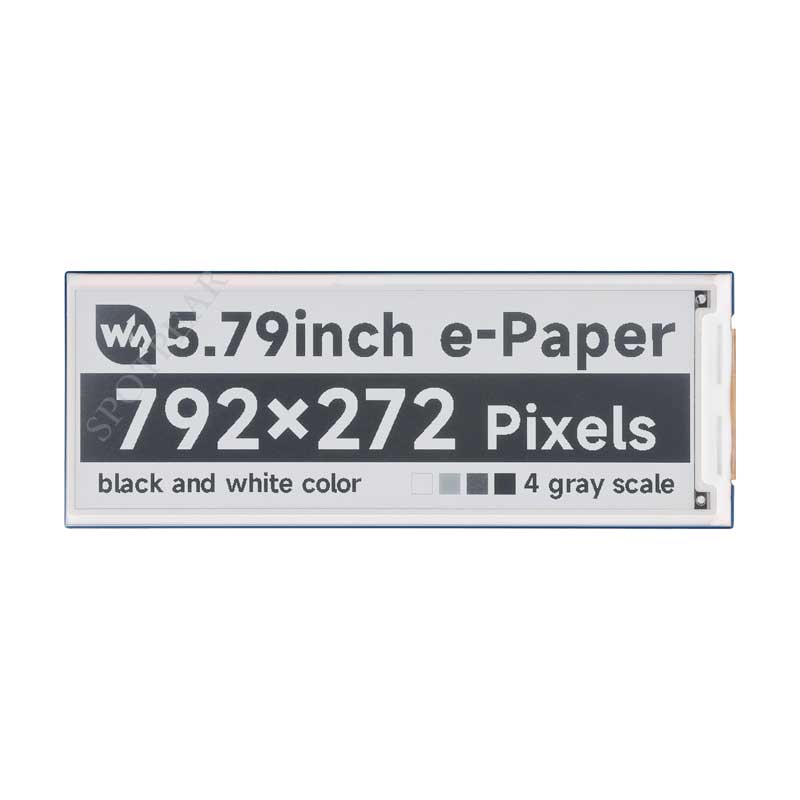 5.79inch e Paper Module Black-White display 792x272 For Arduino/Jetson/Raspberry Pi/STM32