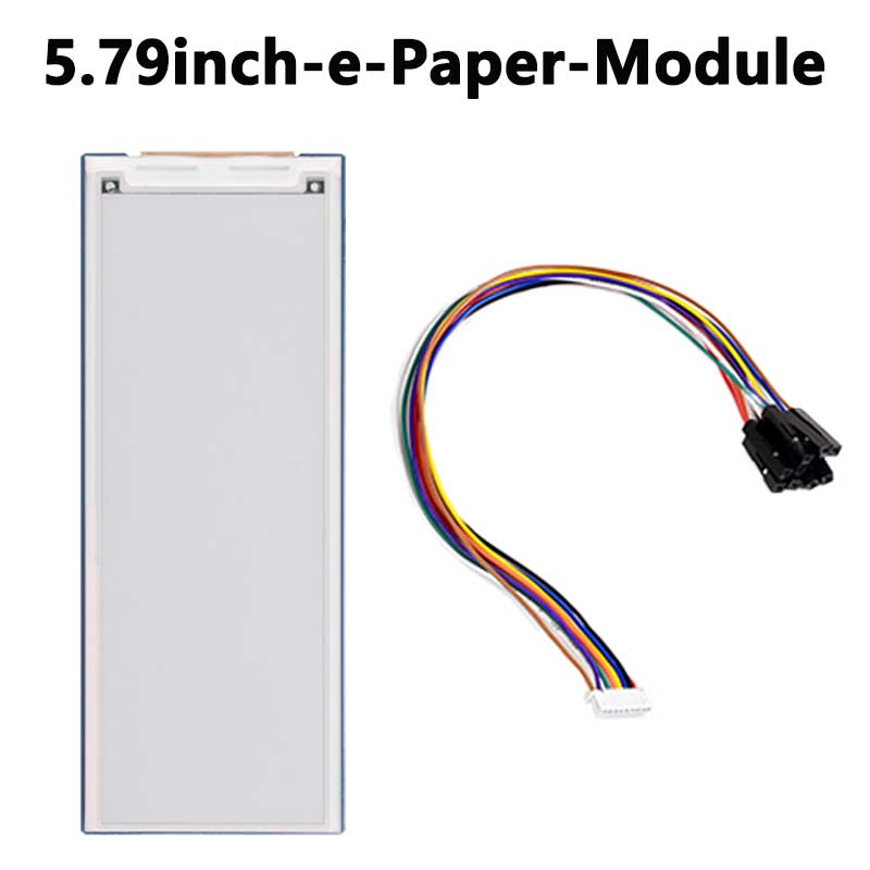 5.79inch e Paper Module Black-White display 792x272 For Arduino/Jetson/Raspberry Pi/STM32