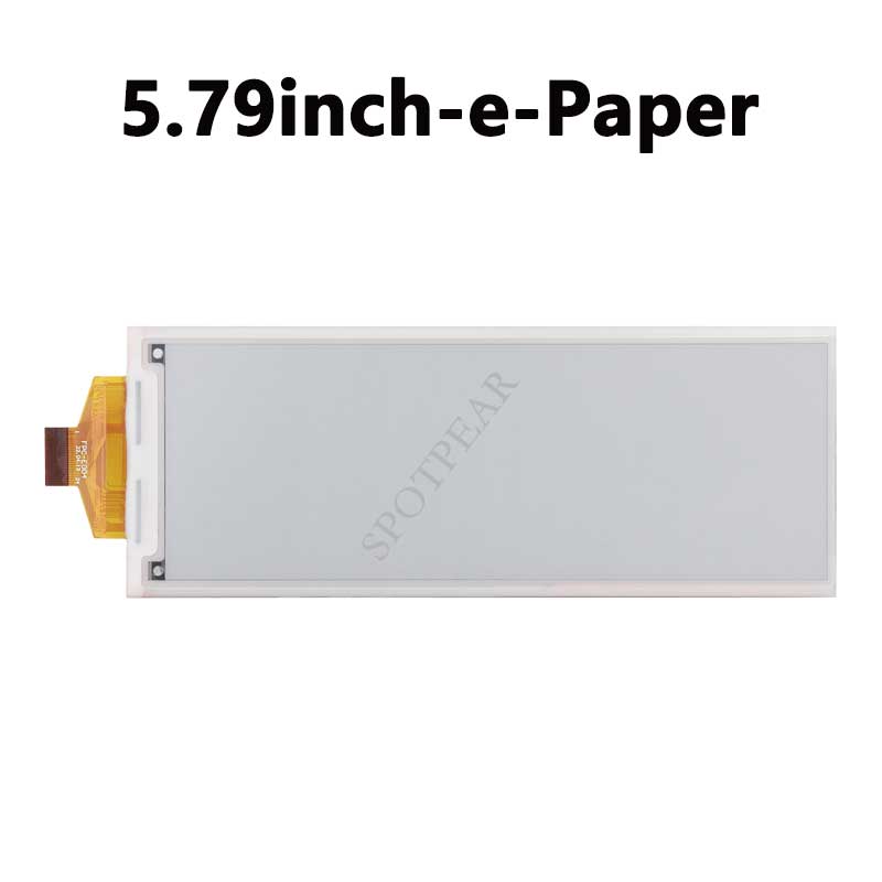 5.79inch e Paper Black-White display 792x272 For Arduino /Jetson Nano /Raspberry Pi /STM32