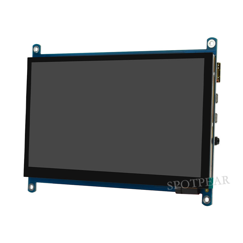 Raspberry Pi 7 inch QLED Quantum Dot Display 1024x600 Capacitive Touchscreen For Computer PC/Jetson/Game