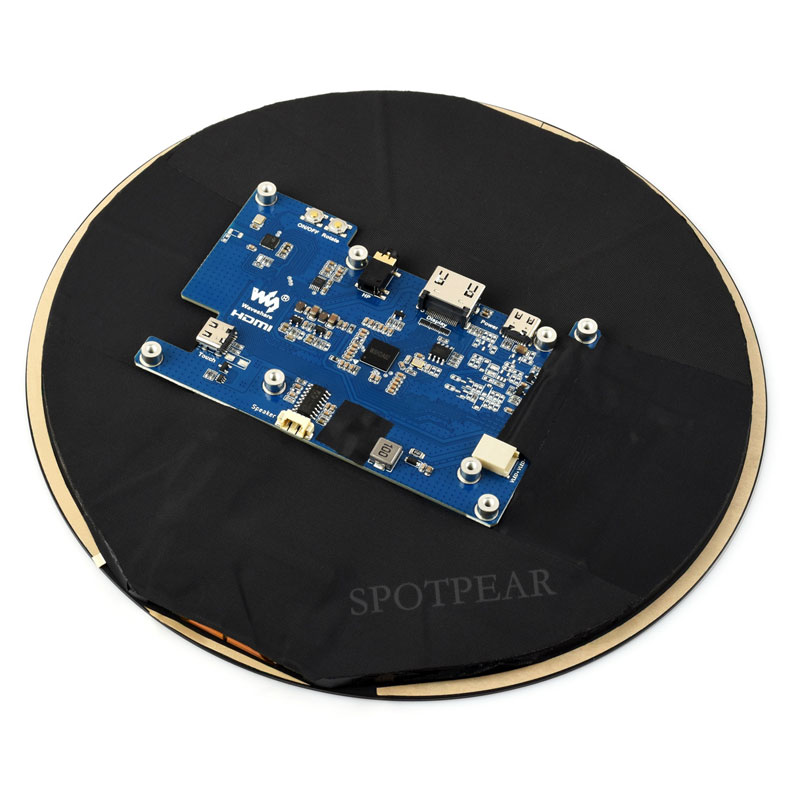 7inch Round LCD HDMI Capacitive 7 inch Touchscreen Display 1080x1080 For Raspberry Pi/Jetson Nano/mini PC