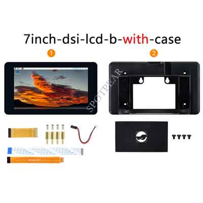 Raspberry Pi 7inch DSI LCD B Display MIPI Capacitive TouchScreen 800x480