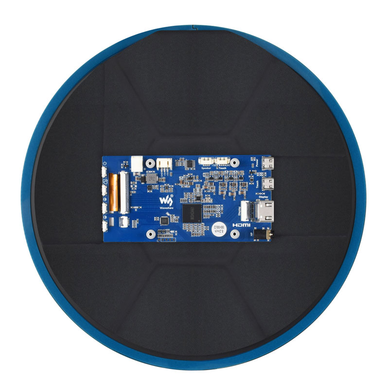 8.2inch Round LCD HDMI Capacitive 8.2 inch Touchscreen Display 1080x1080 For Raspberry Pi/Jetson Nano/mini PC