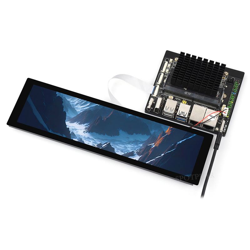 Raspberry Pi 8.8 inch DSI MIPI LCD TouchScreen Display 8.8inch 480x1920 For Luckfox Lyra RK3506/ESP32-P4/Luckfox Omni3576