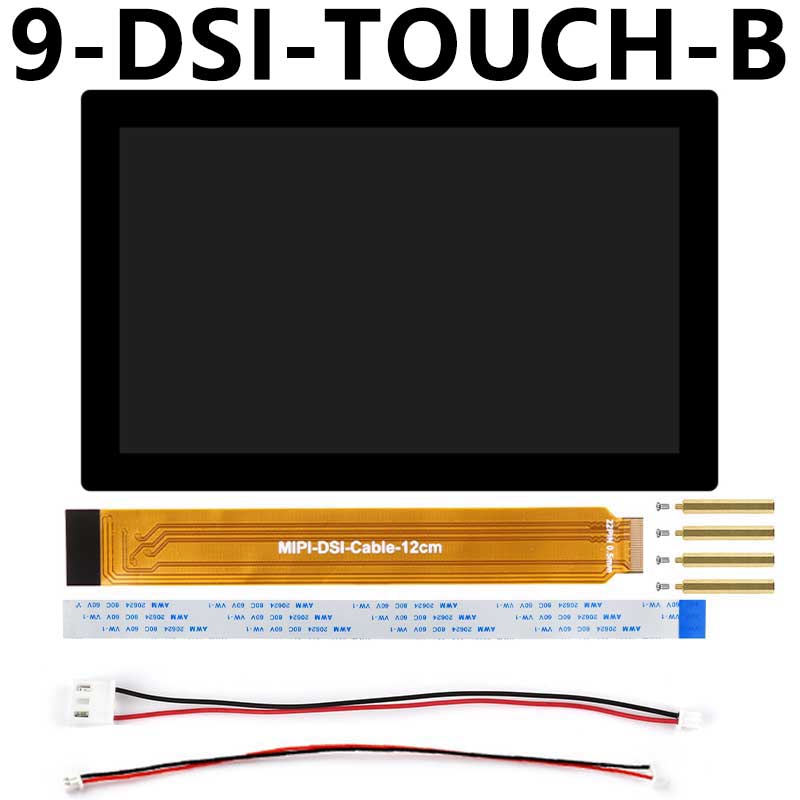 Raspberry Pi 9inch DSI MIPI LCD TouchScreen Display 9inch 720x1280 For Luckfox Lyra RK3506/ESP32-P4/Luckfox Omni3576