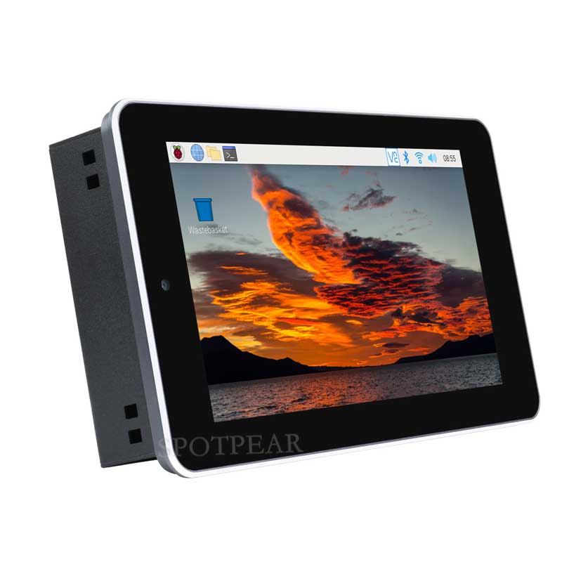 Raspberry Pi CM4 Kit 7-inch Touch Screen All-in-one Kit 5-megapixel Camera Aluminum Alloy Case