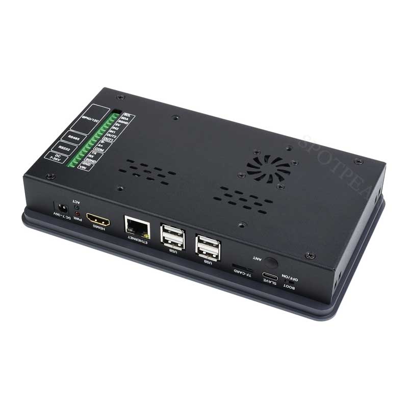 Raspberry Pi CM4 Kit 7-inch Touch Screen All-in-one Kit 5-megapixel Camera Aluminum Alloy Case