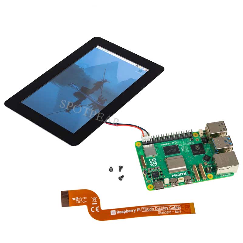 Raspberry Pi Touch Display 2 Official Original Capacitive TouchScreen 7 inch LCD TFT 720x1280