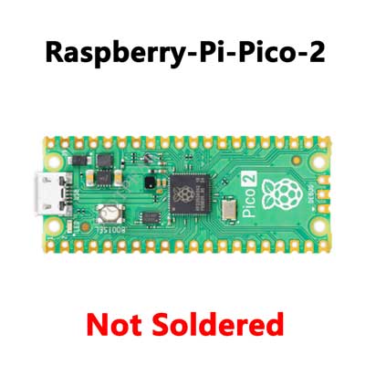 Raspberry Pi Pico 2 RP2350 Pico2 ARM Cortex-M33 And RISC-V Hazard3 520KByte 4MByte QSPI Flash