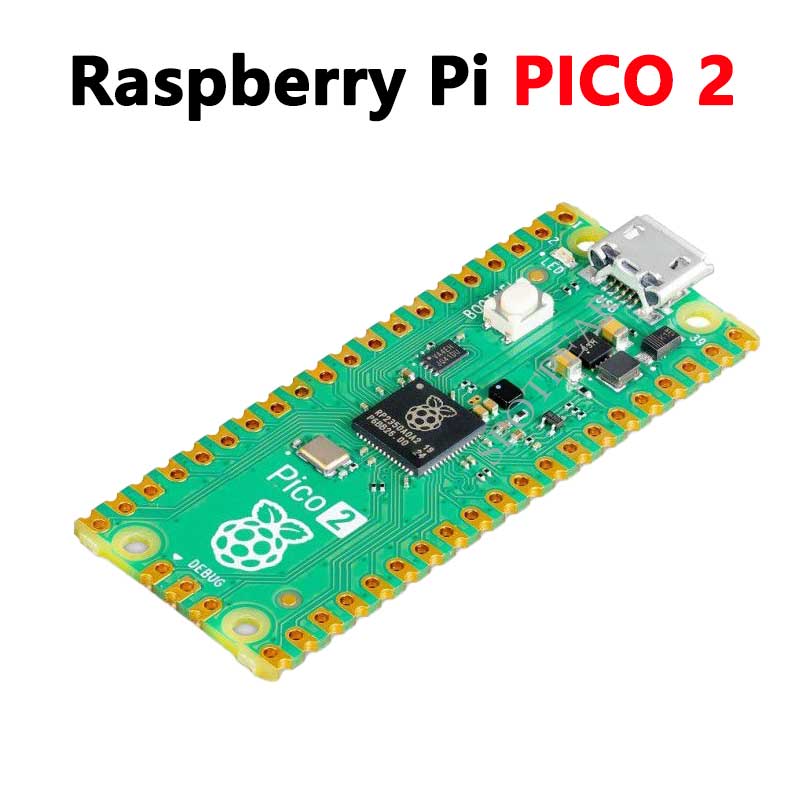 Raspberry Pi Pico 2 RP2350 Pico2 ARM Cortex-M33 And RISC-V Hazard3 520KByte 4MByte QSPI Flash