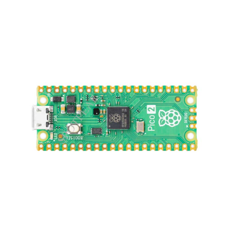 Raspberry Pi Pico 2 RP2350 Pico2 ARM Cortex-M33 And RISC-V Hazard3 520KByte 4MByte QSPI Flash