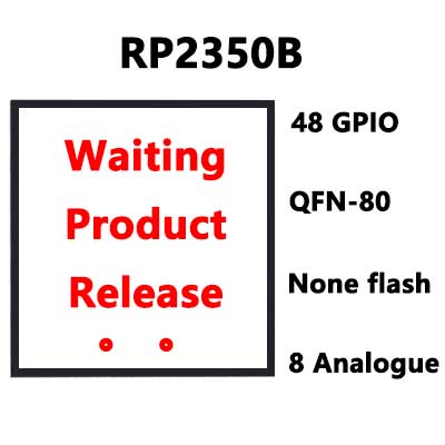 (Not released-Not for sale-Only product introduction) Chip RP2350A / RP2350B / RP2354A / RP2354B For Raspberry Pi Pico 2 ARM Cortex-M33 Hazard3 RISC-V