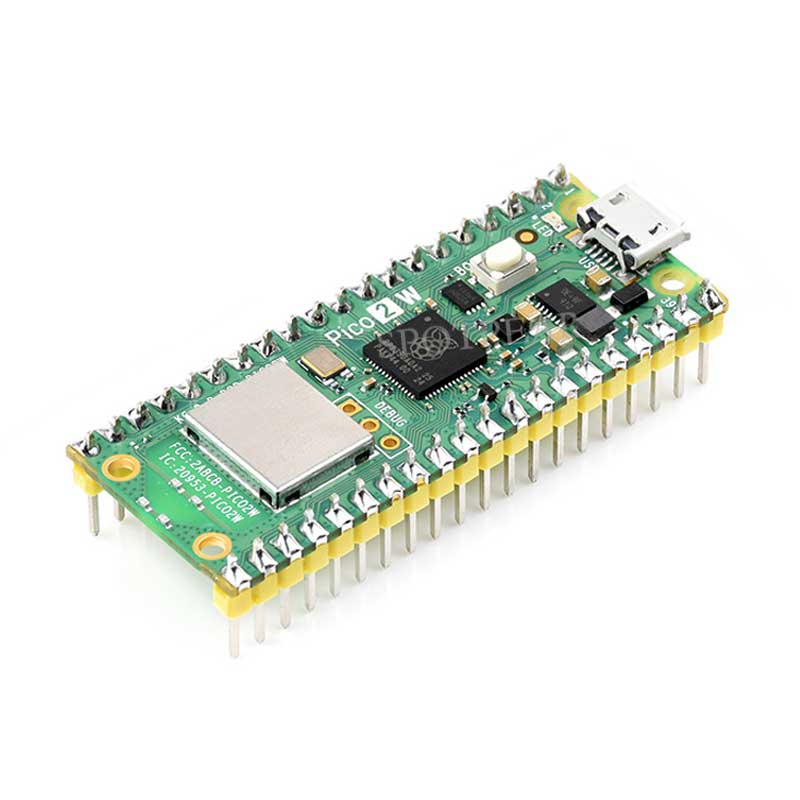 Raspberry Pi Pico 2 W RP2350 Pico2W ARM Cortex-M33 And RISC-V Hazard3 Wi-Fi4 Bluetooth5.2 CYW43439