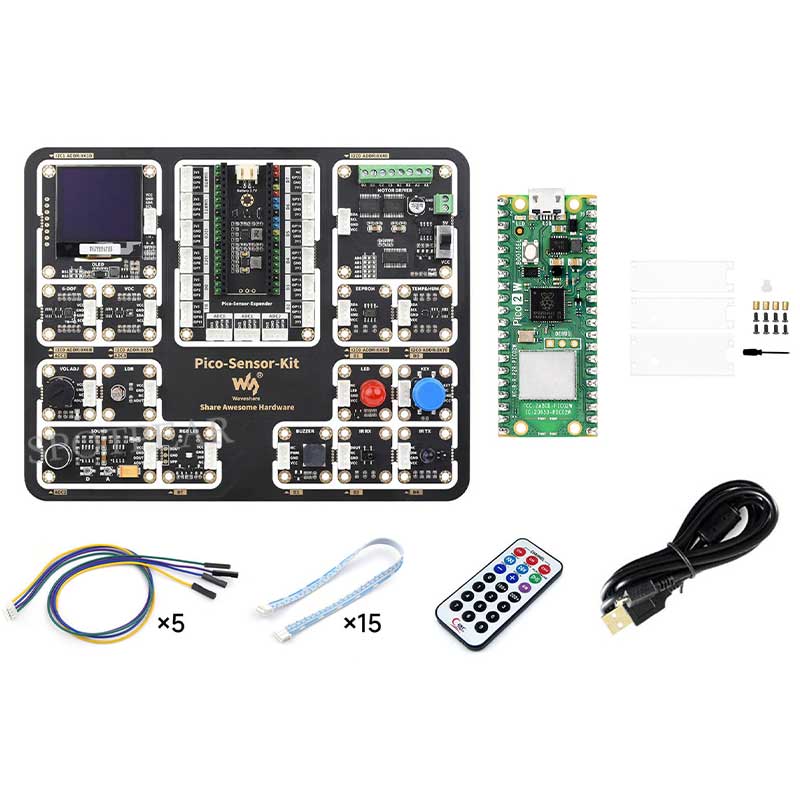 Raspberry Pi Pico 2 W RP2350 Pico2W ARM Cortex-M33 And RISC-V Hazard3 Wi-Fi4 Bluetooth5.2 CYW43439