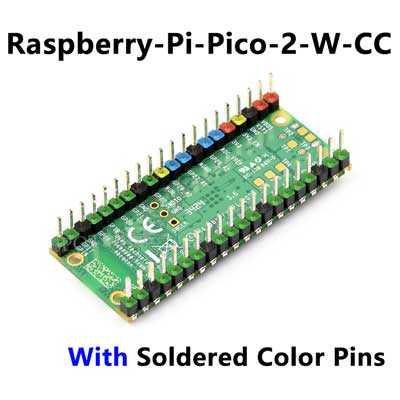 Raspberry Pi Pico 2 W RP2350 Pico2W ARM Cortex-M33 And RISC-V Hazard3 Wi-Fi4 Bluetooth5.2 CYW43439