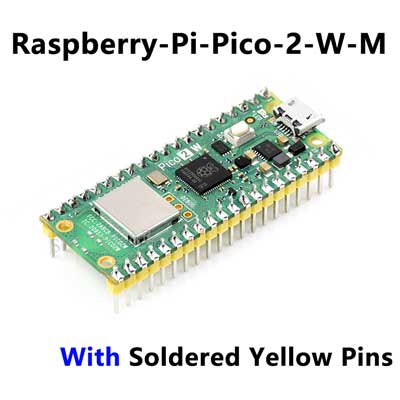 Raspberry Pi Pico 2 W RP2350 Pico2W ARM Cortex-M33 And RISC-V Hazard3 Wi-Fi4 Bluetooth5.2 CYW43439