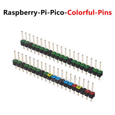 Raspberry Pi Pico Colorful GPIO Pins Header Also For Pico2/Pico2W RP2350 Development Board