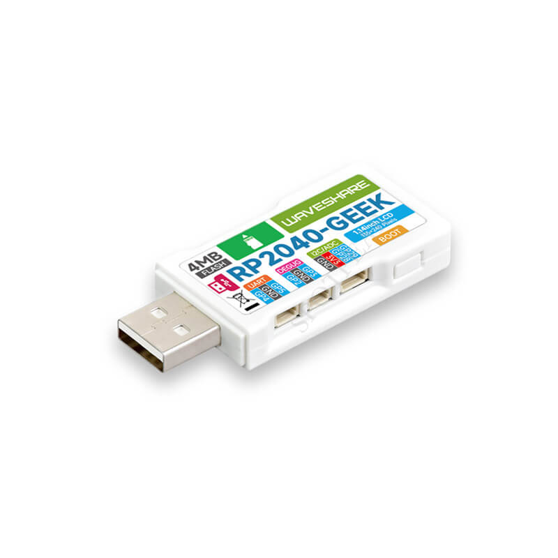Raspberry Pi Pico RP2040 USB debugging downloader with 1.14inch LCD 65K 240x135 RP2040-GEEK
