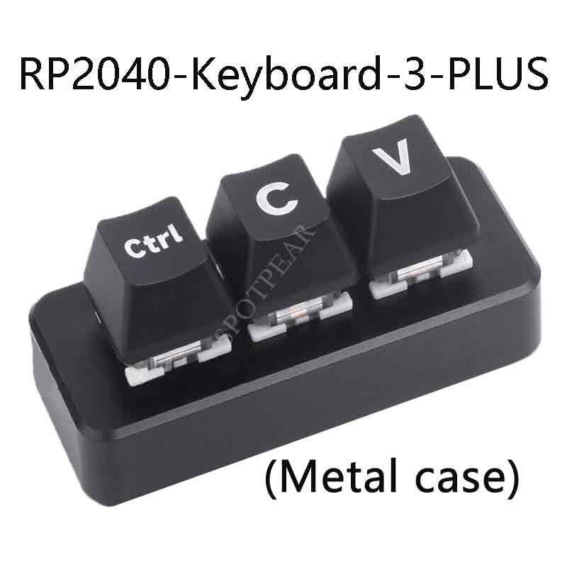 Raspberry Pi PICO RP2040 Keyboard 3key COPY Lazy Programmable Mechanical Keyboard
