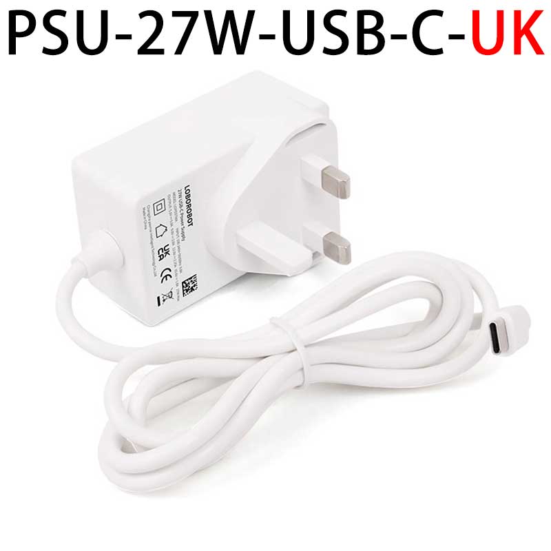 Raspberry Pi 5 Power 27W USB Type-C 5V5A PD Power Supply for Pi5 (CN Made in China)