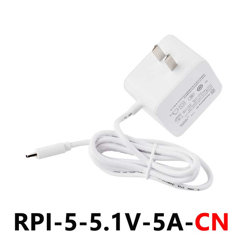 Original Official 5V5A PD Power 27W Type-C USB Power For Raspber Pi 5