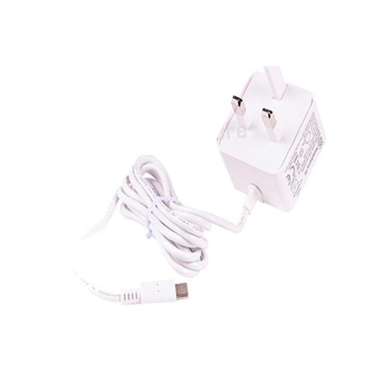Raspberry Pi 4 Official USB C Power, UK, White