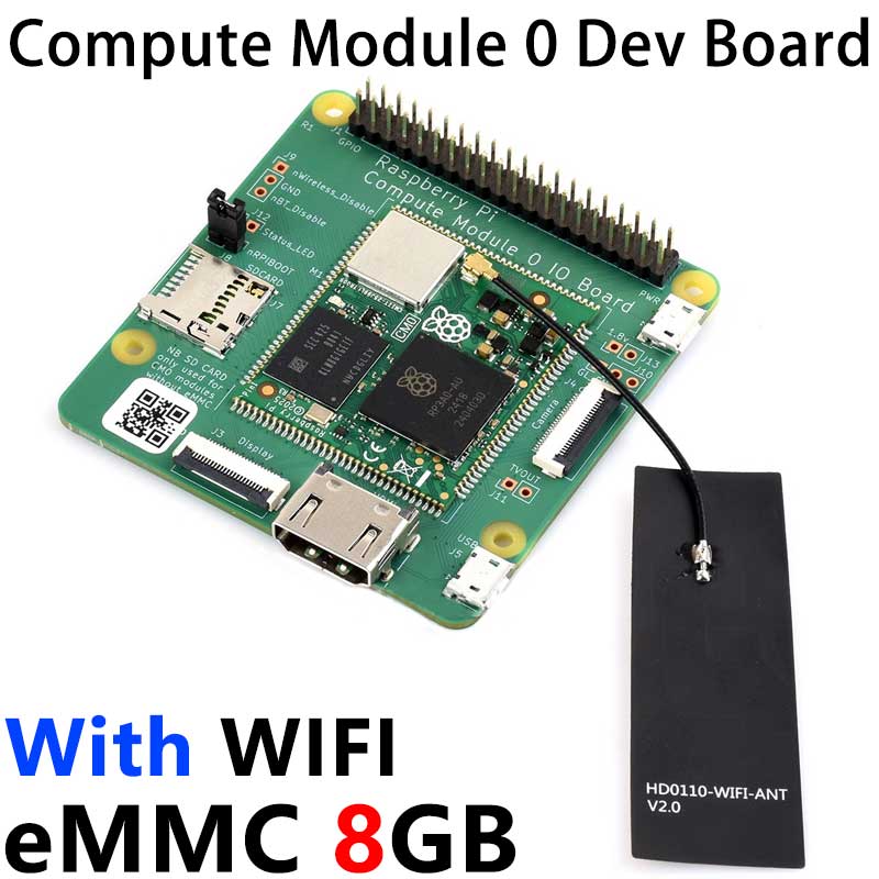 Raspberry Pi CM0 Compute Module 0 CPU-Core Compatible With Zero 2W Pi0 2 W Dev IO Board