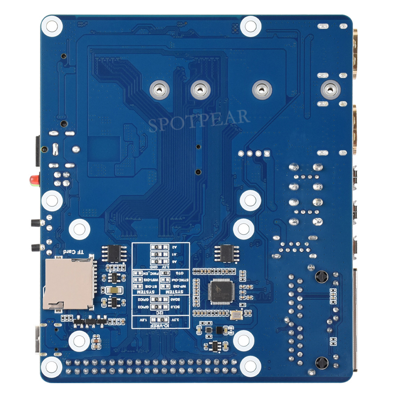 Raspberry Pi CM5 Gigabit/2.5G Dual Ethernet Expansion Board with RJ45 GPIO IO Base