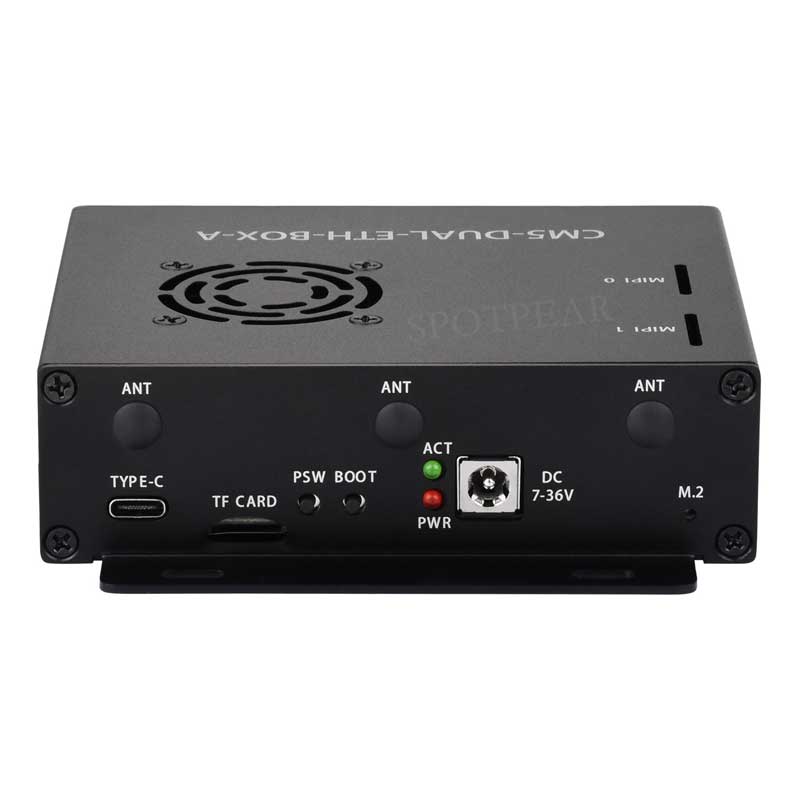 Raspberry Pi CM5 Gigabit/2.5G Dual Ethernet Expansion Board with RJ45 GPIO IO Base