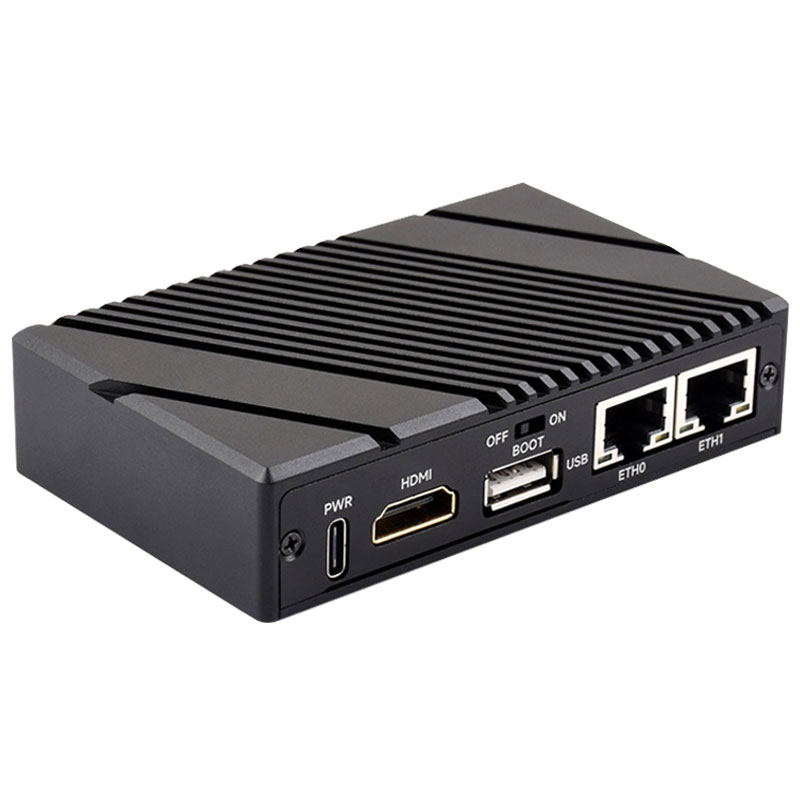 Raspberry Pi CM5 Gigabit 2.5G Dual Ethernet Ports Expansion Board RJ45 4K Output