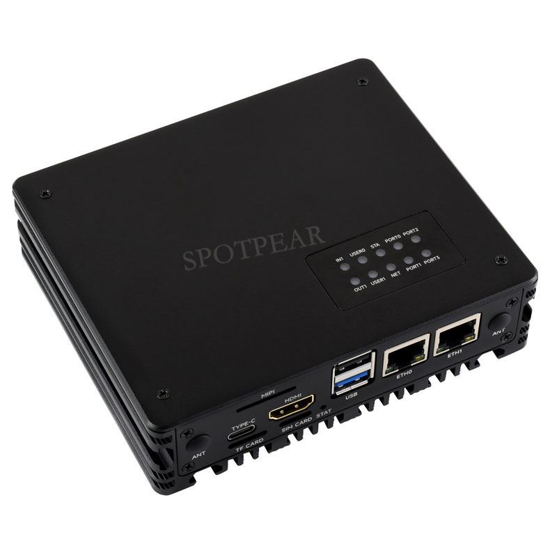 Raspberry Pi CM5 RS485 4G/5G Dual Ethernet Port ETH Gigabit/2.5G Expansion Board