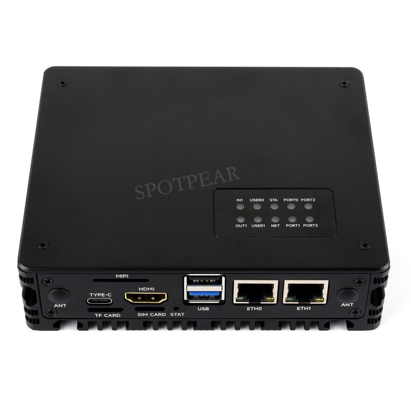 Raspberry Pi CM5 RS485 4G/5G Dual Ethernet Port ETH Gigabit/2.5G Expansion Board