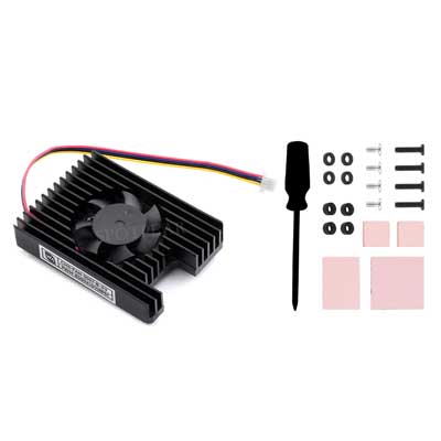 CM5 Cooler Heatsink Fan 5V 3007 B For Raspberry Pi Compute Module 5 Adjustable speed Low noise with Heat