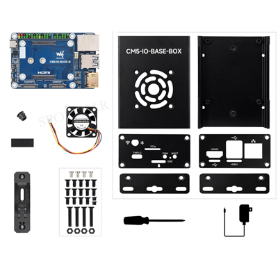 Raspberry Pi CM5 IO BASE B Mini Board a Base Development Platform Compute Module 5 IO Board with EEPROM And Encryption chip