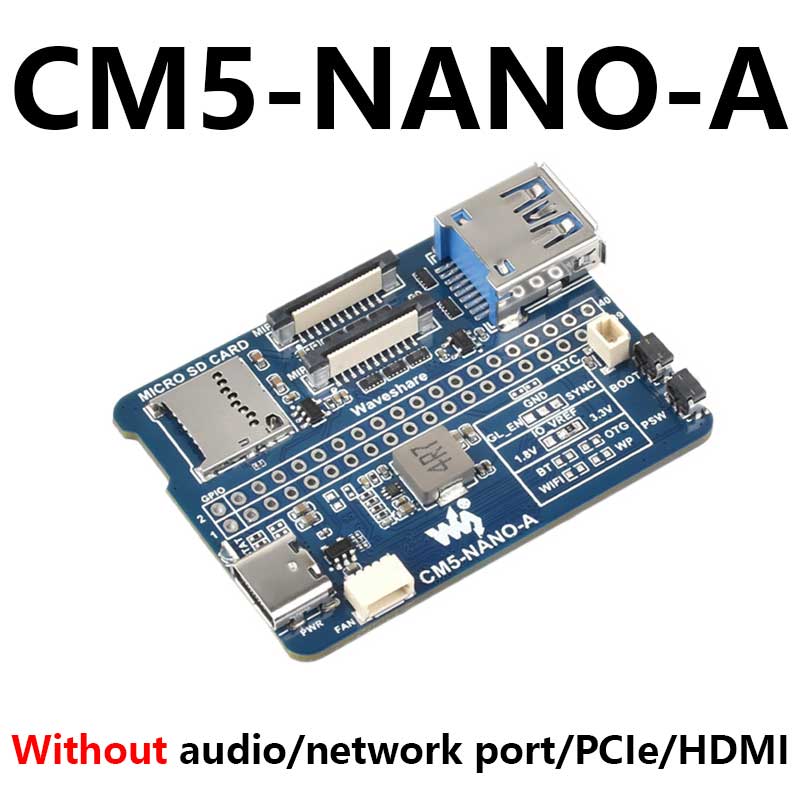 Raspberry Pi CM5 Mini Base IO Board NANO A Development For Compute Module 5  