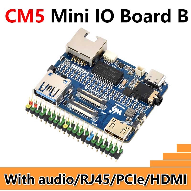 Raspberry Pi CM5 Mini Base IO Board NANO B Development For Compute Module 5