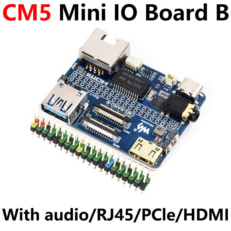 Raspberry Pi CM5 Mini Base IO Board NANO B Development For Compute Module 5