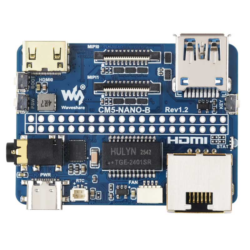 Raspberry Pi CM5 Mini Base IO Board NANO B Development For Compute Module 5