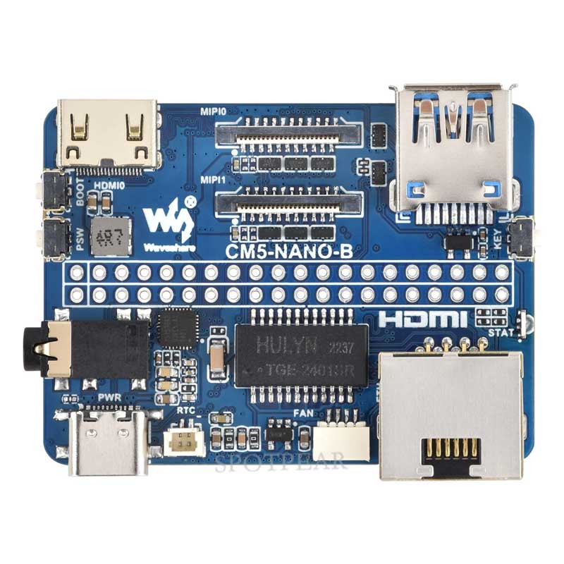 Raspberry Pi CM5 Mini Base IO Board NANO B Development For Compute Module 5