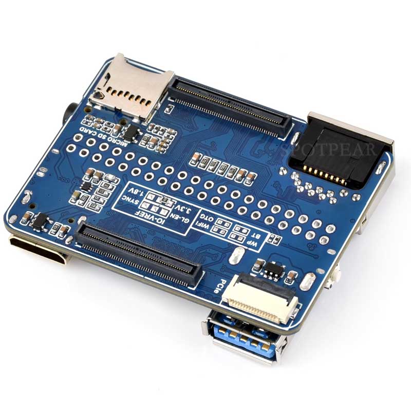 Raspberry Pi CM5 Mini Base IO Board NANO B Development For Compute Module 5