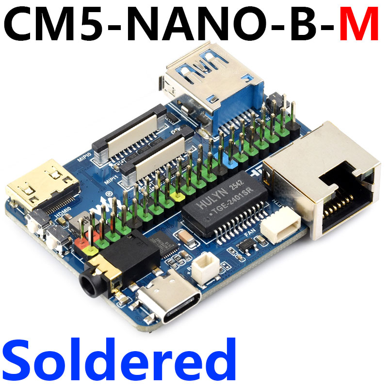 Raspberry Pi CM5 Mini Base IO Board NANO B Development For Compute Module 5