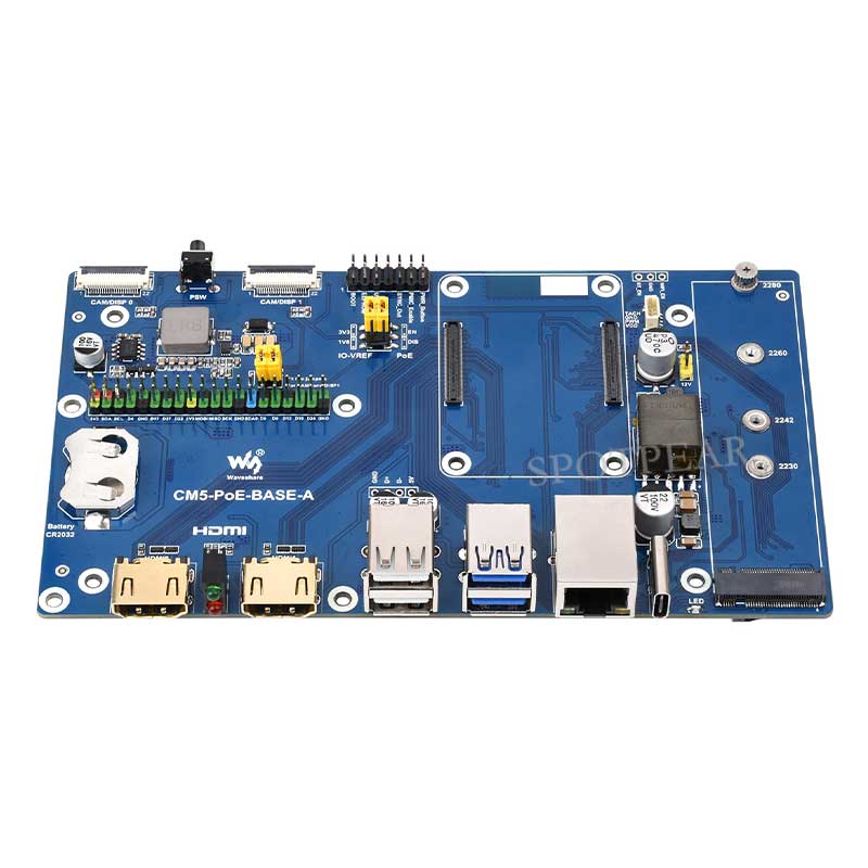 Raspberry Pi Compute Module 5 PoE BASE A  RJ45 For CM5 Lite/eMMC